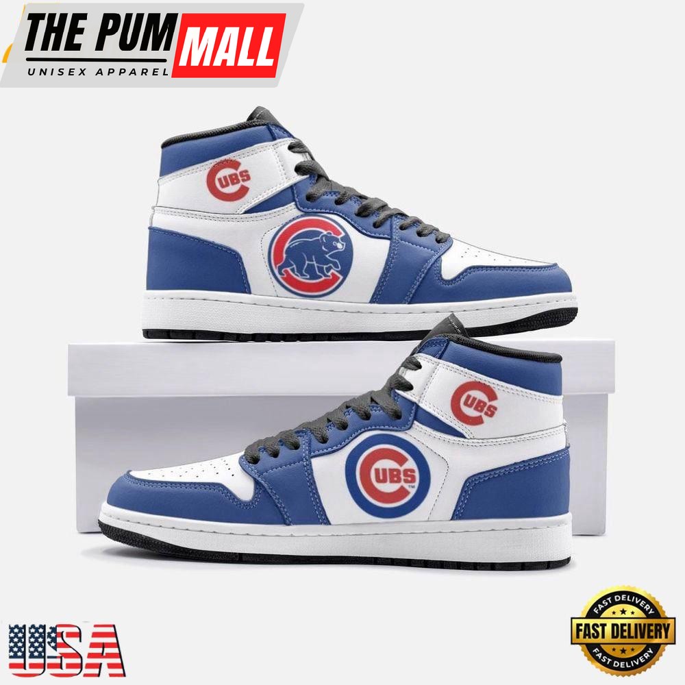 MLB Chicago Cubs Simple Style Air Jd 1 High Sneakers For Men Women