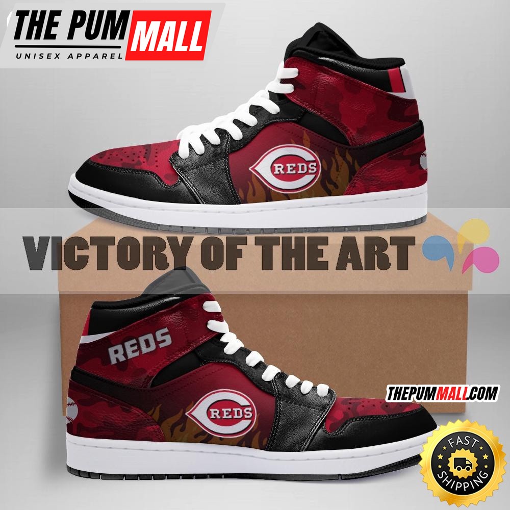 MLB Cincinnati Reds Air Jd 1 High Sneakers Timeless Jordan 1 Kicks