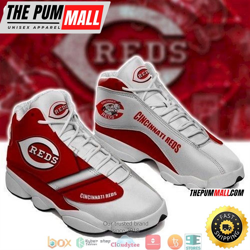 MLB Cincinnati Reds Air Jd 13 Shoes V8