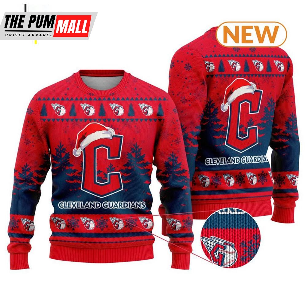 MLB Cleveland Guardians 2025 Ugly Christmas Sweater Shirt, Sweatshirt