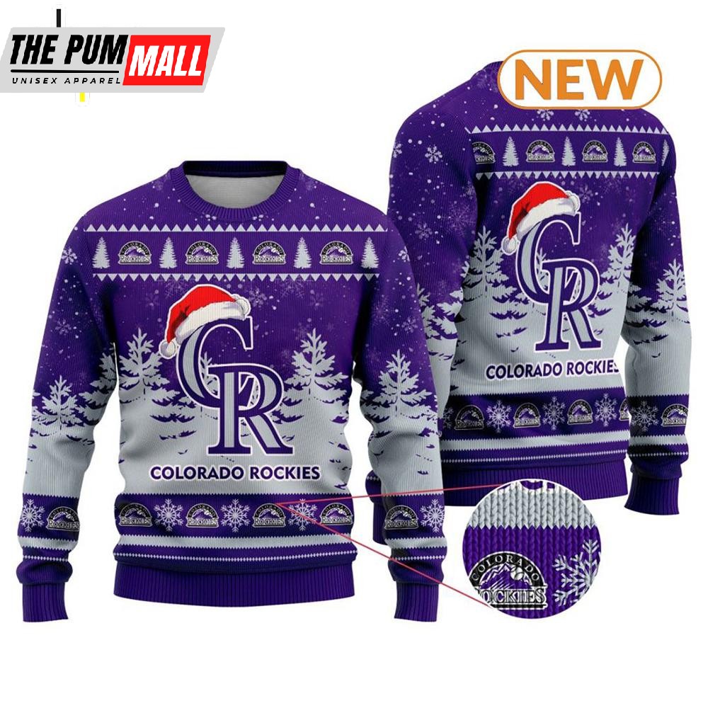 MLB Colorado Rockies 2025 Ugly Christmas Sweater Shirt, Sweatshirt