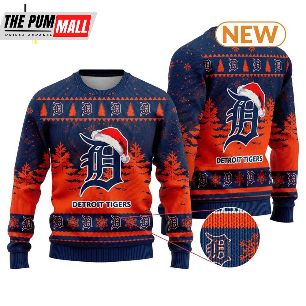 MLB Detroit Tigers 2025 Ugly Christmas Sweater Shirt, Sweatshirt