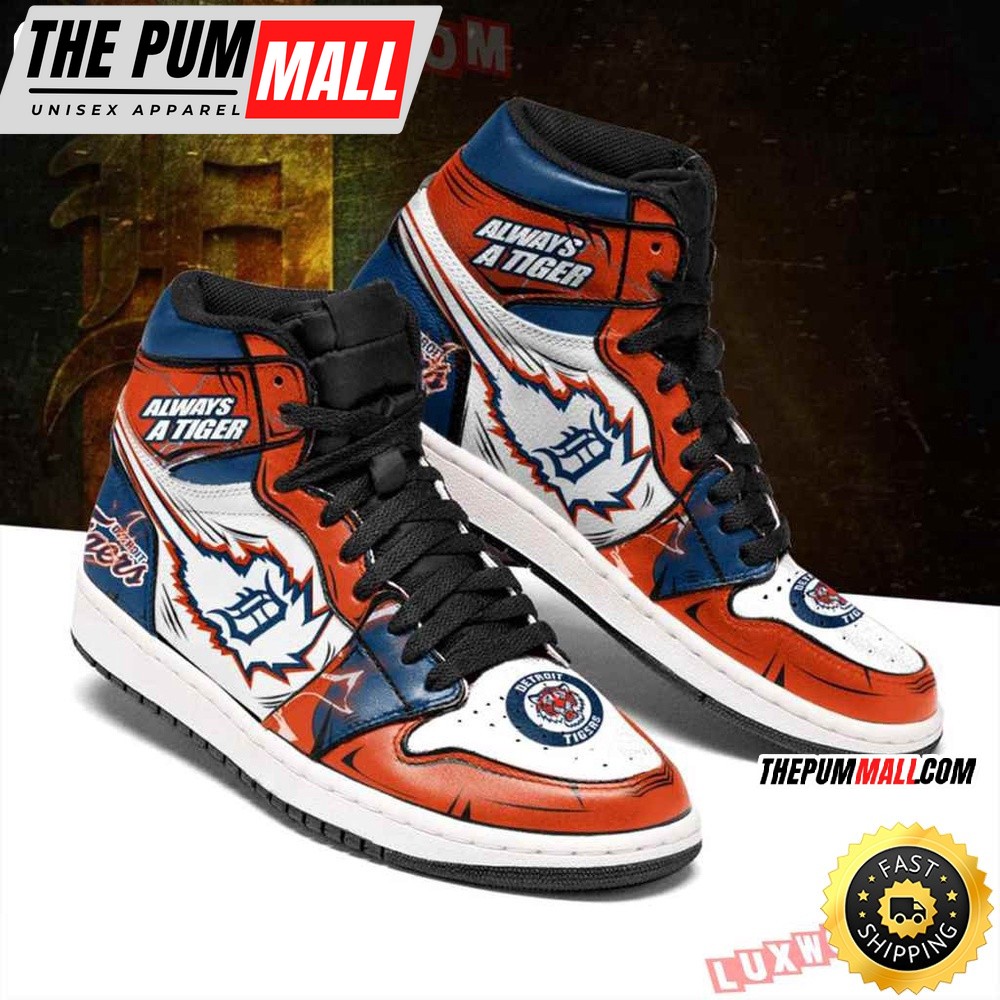 MLB Detroit Tigers Air Jd 1 High Sneakers Timeless Jordan 1 Kicks