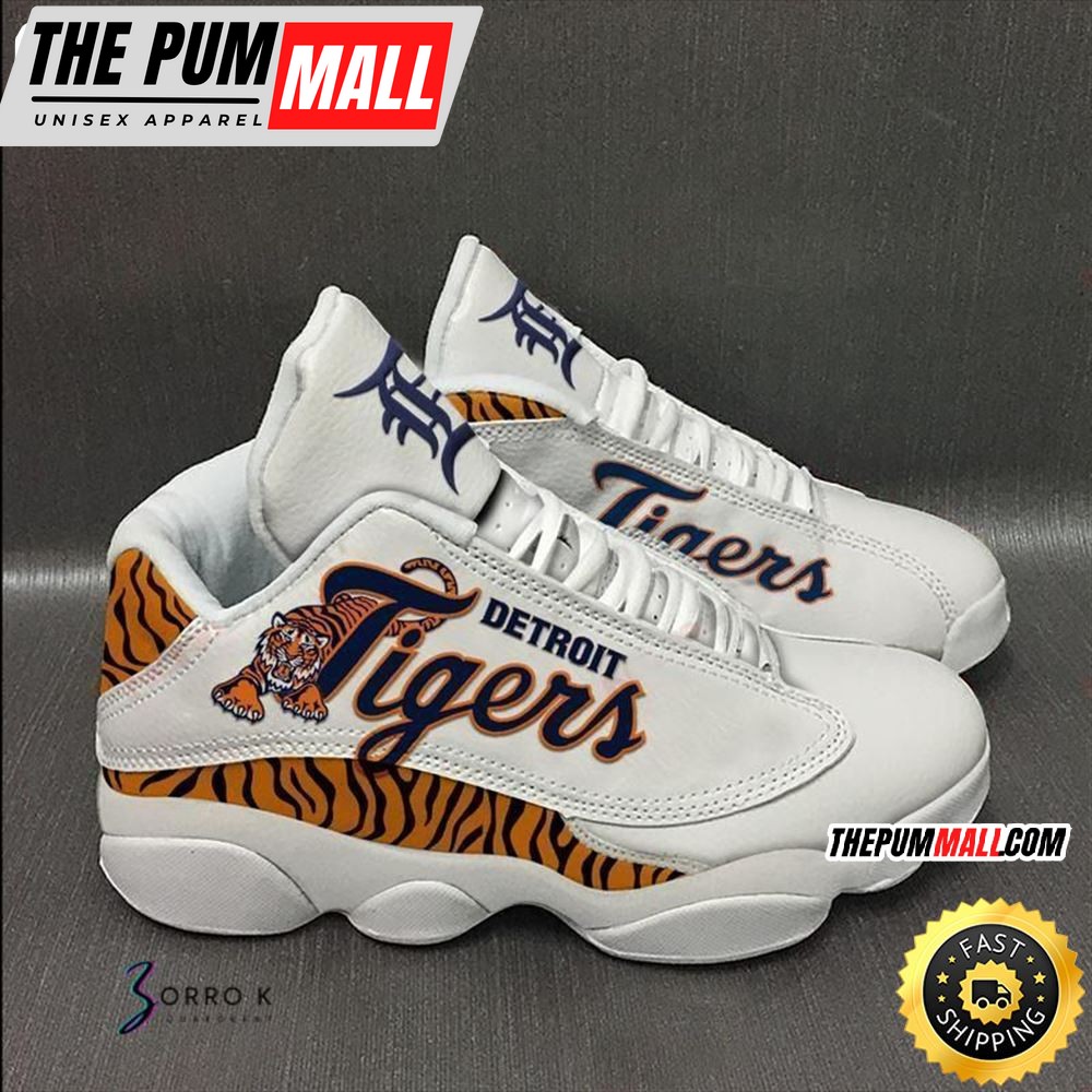 MLB Detroit Tigers Air Jd 13 Shoes V5
