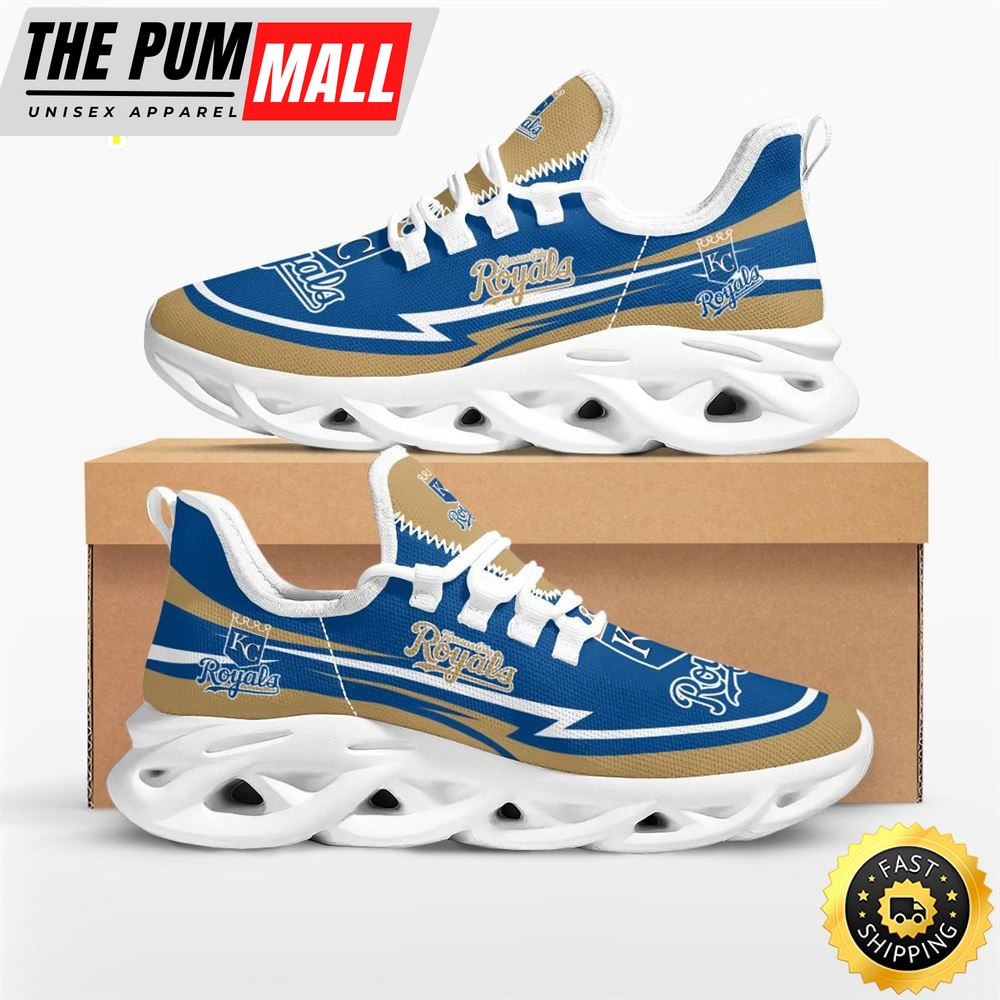 MLB Kansas City Royals Are Coming Curves Max Soul Shoes