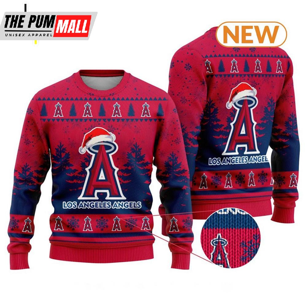 MLB Los Angeles Angels 2025 Ugly Christmas Sweater Shirt, Sweatshirt