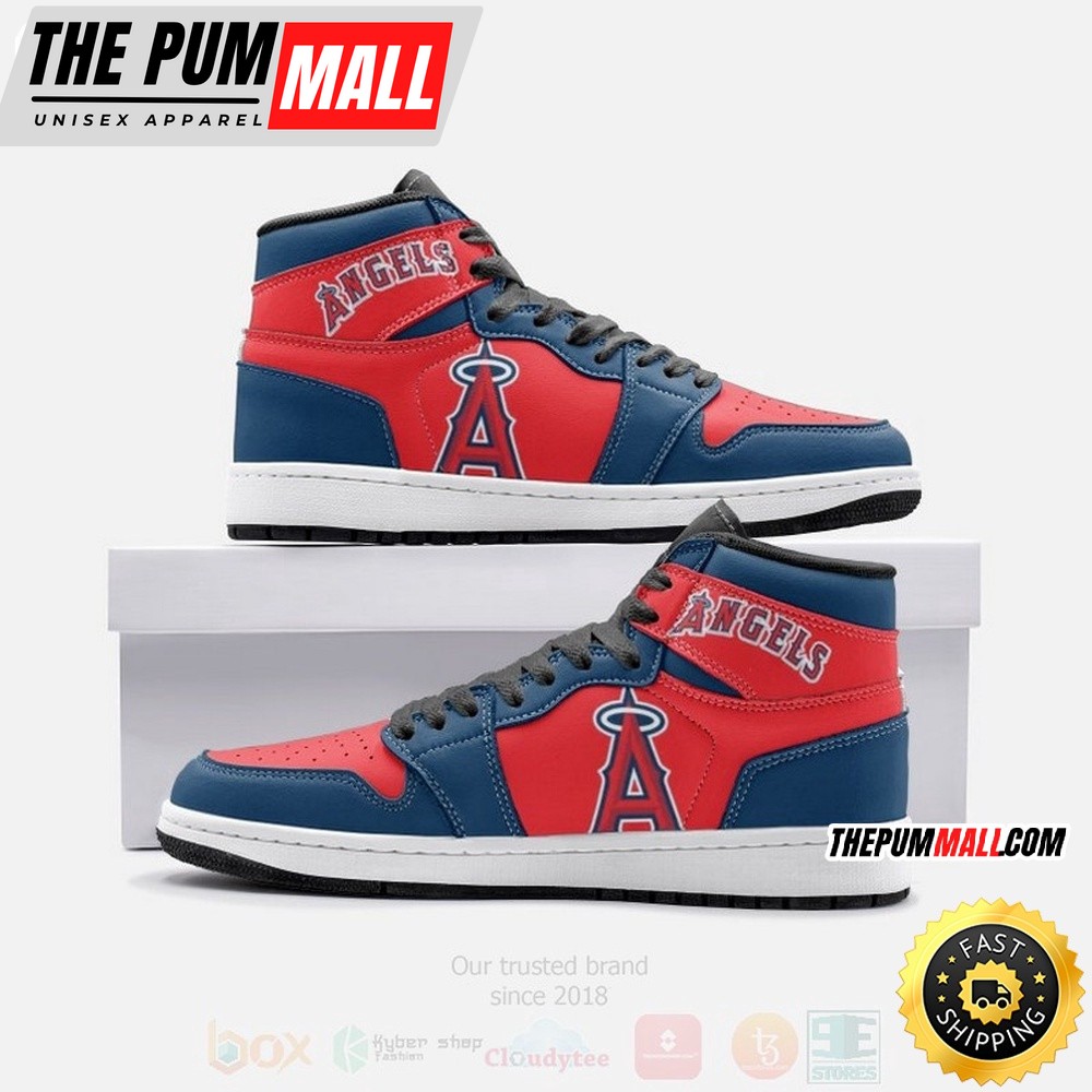 MLB Los Angeles Angels Air Jd 1 High Sneakers Timeless Jordan 1 Kicks