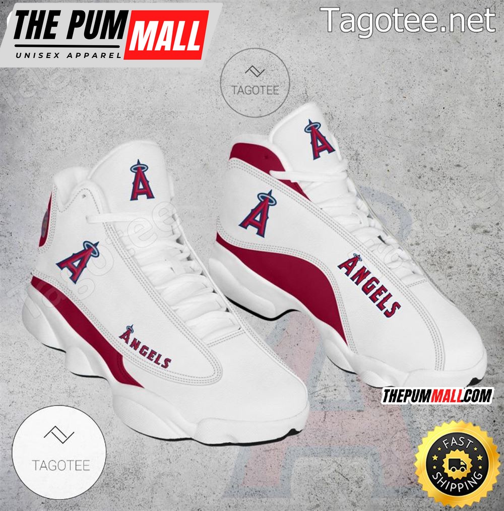 MLB Los Angeles Angels Logo Air Jd 13 Shoes