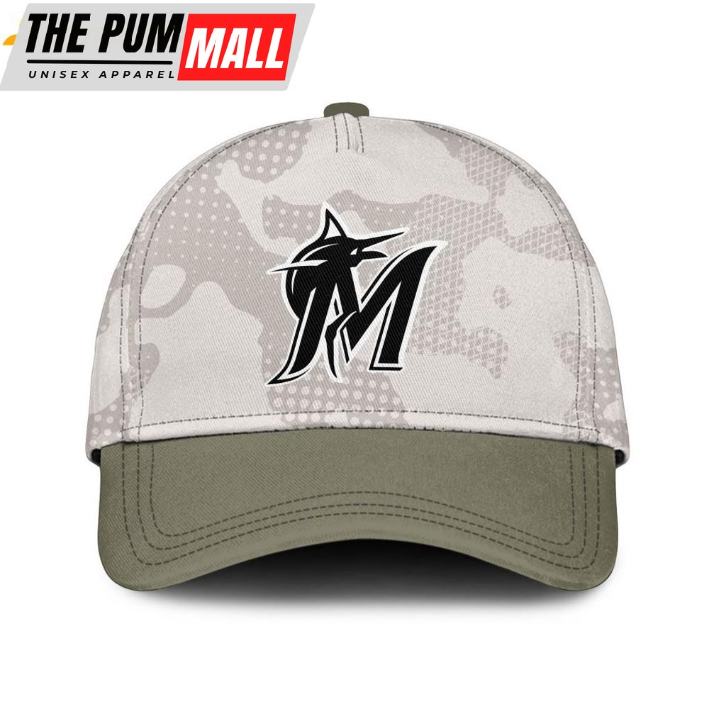 MLB Miami Marlins Special Armed Forces Day Baseball Cap