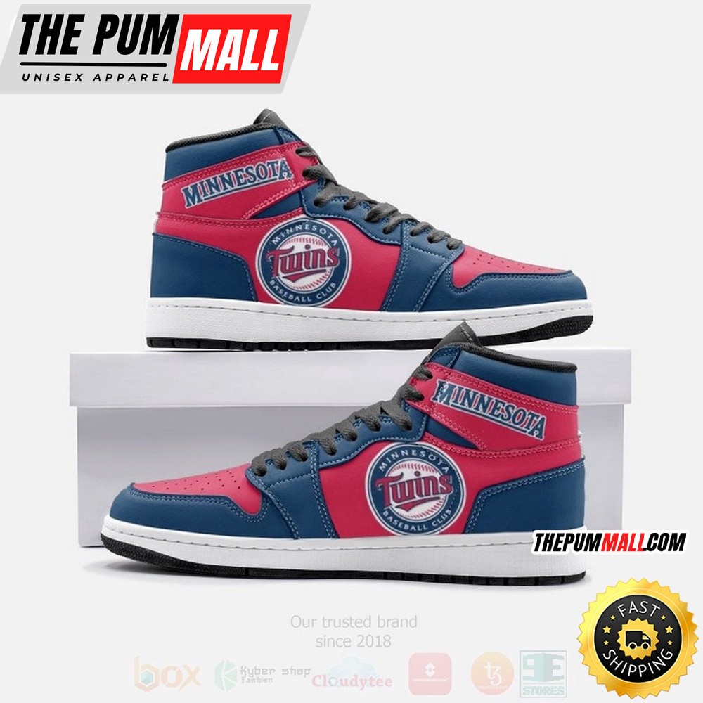 MLB Minnesota Twins Air Jd 1 High Sneakers Timeless Jordan 1 Kicks