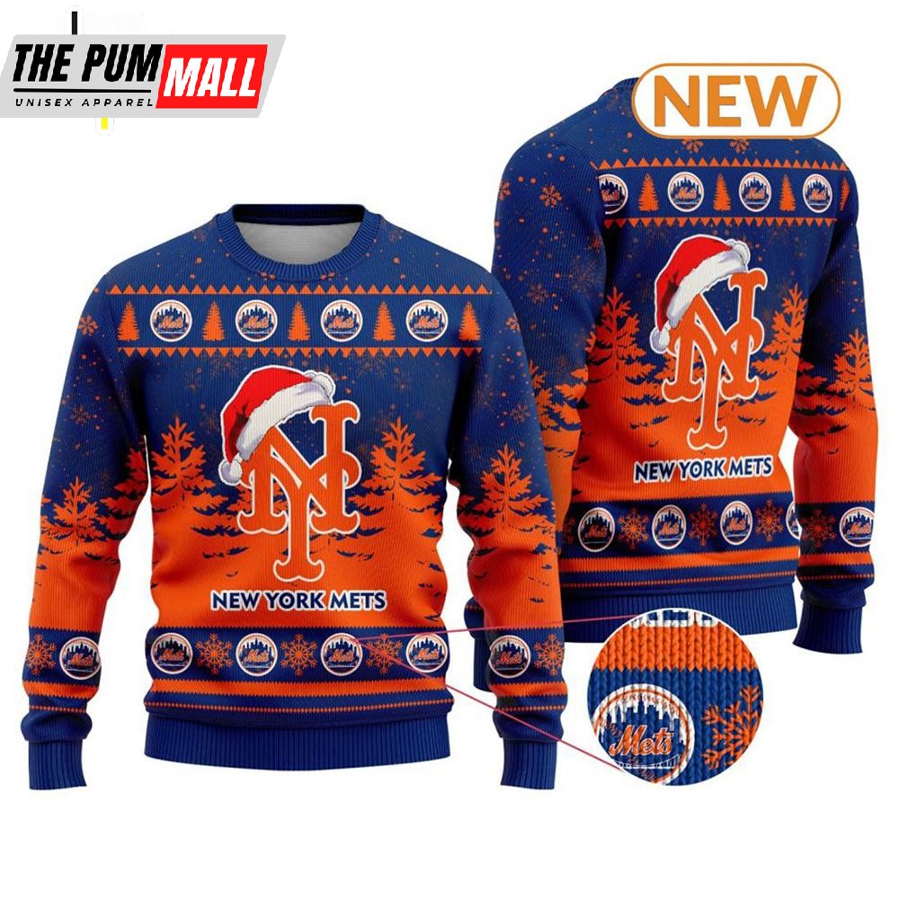 MLB New York Mets 2025 Ugly Christmas Sweater Shirt, Sweatshirt