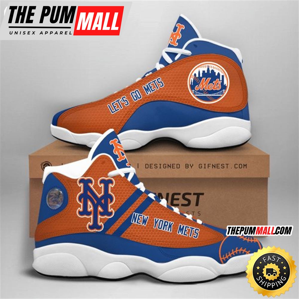MLB New York Mets Air Jd 13 Shoes V1
