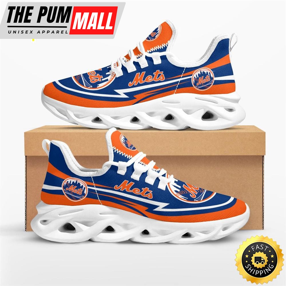 MLB New York Mets Are Coming Curves Max Soul Shoes