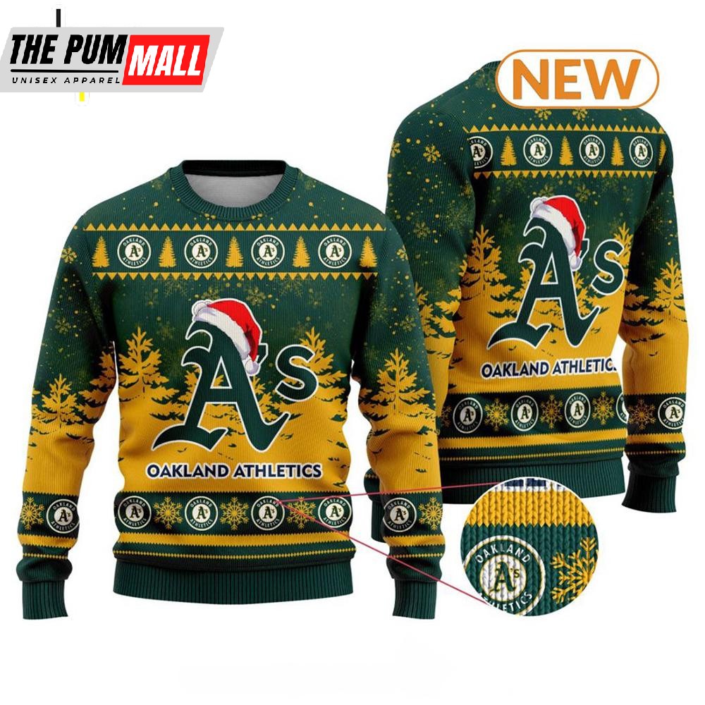 MLB Oakland Athletics 2025 Ugly Christmas Sweater Shirt, Sweatshirt