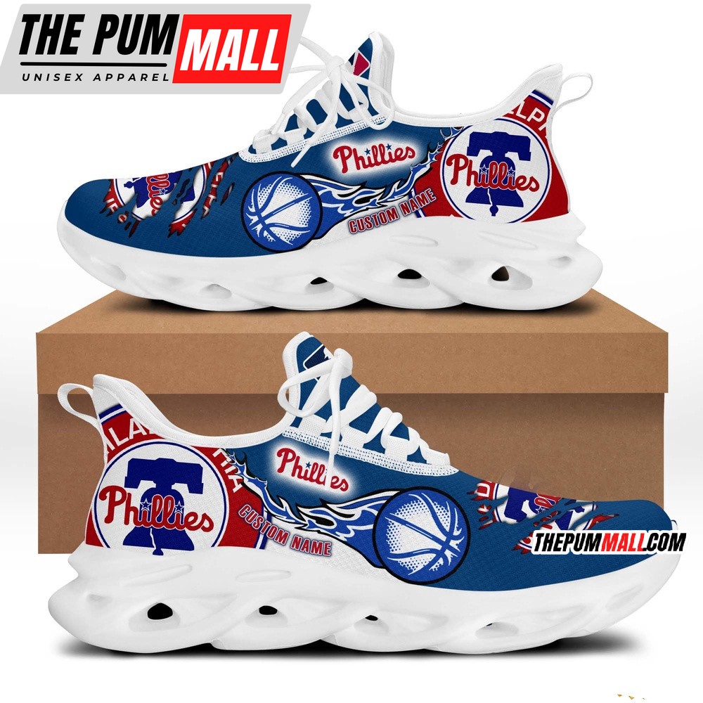 MLB Philadelphia Phillies 2024 Baseball Max Soul Shoes