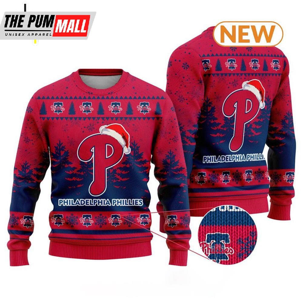 MLB Philadelphia Phillies 2025 Ugly Christmas Sweater Shirt, Sweatshirt