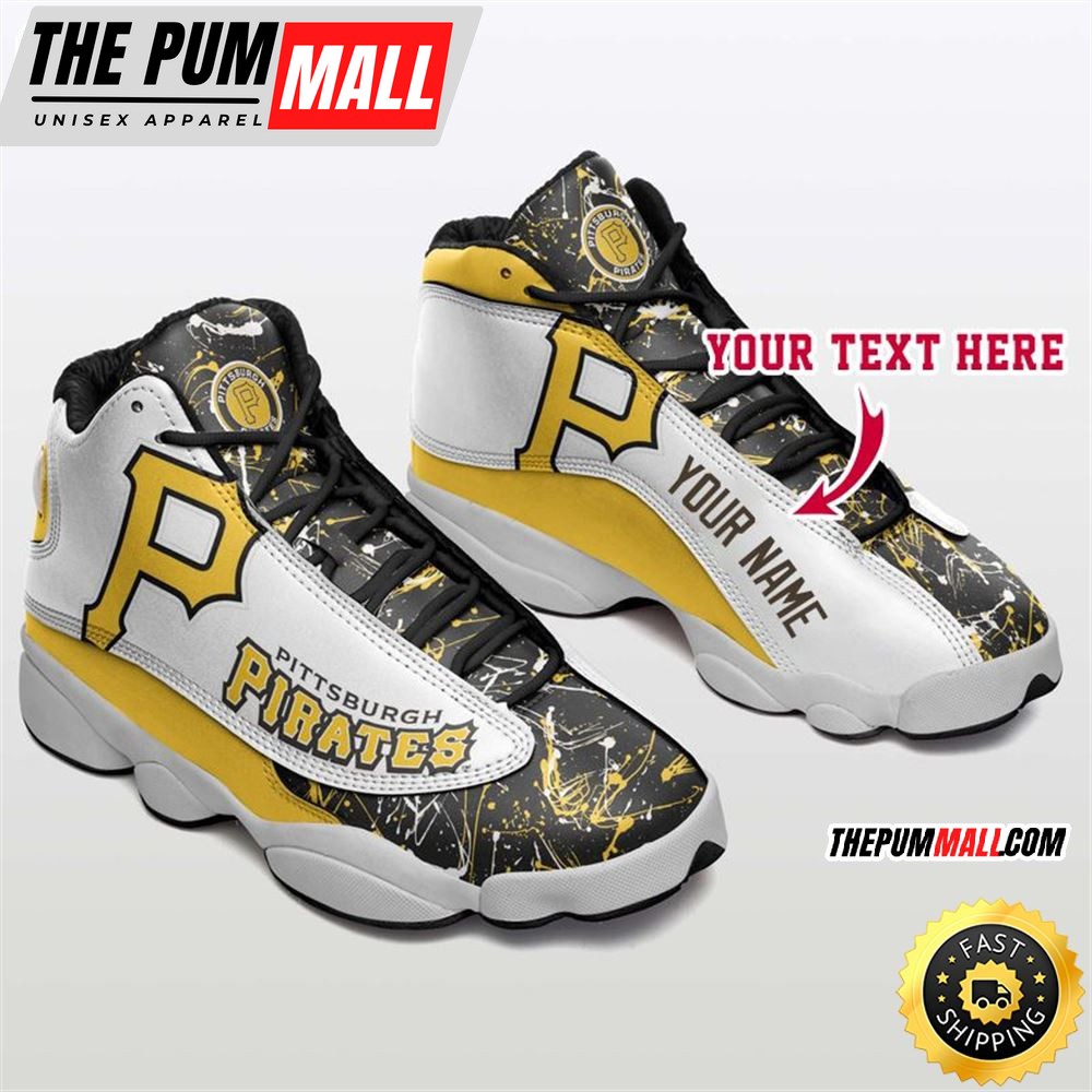 MLB Pittsburgh Pirates Custom Name Air Jd 13 Shoes V3