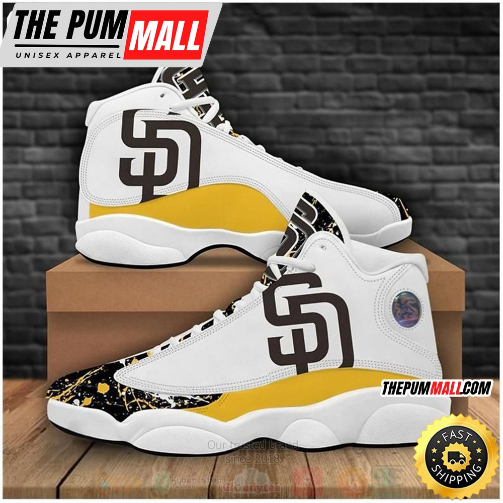 MLB San Diego Padres Air Jd 13 Shoes V8