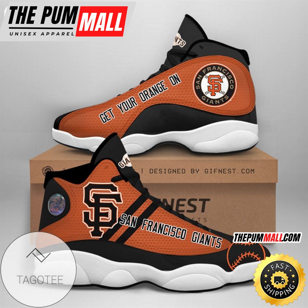 MLB San Francisco Giants Air Jd 13 Shoes V4