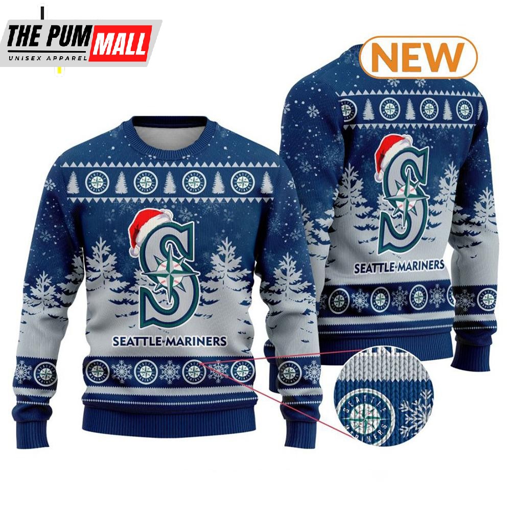 MLB Seattle Mariners 2025 Ugly Christmas Sweater Shirt, Sweatshirt