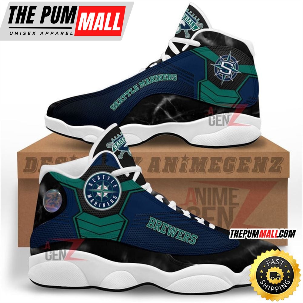 MLB Seattle Mariners Style Air Jd 13 Shoes