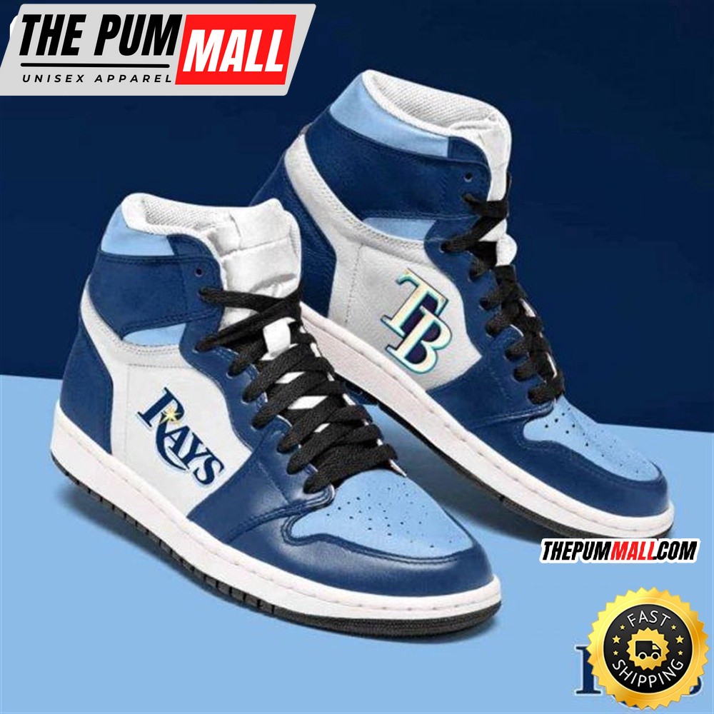 MLB Tampa Bay Rays Air Jd 1 High Sneakers Iconic Air Jd 1 Shoes