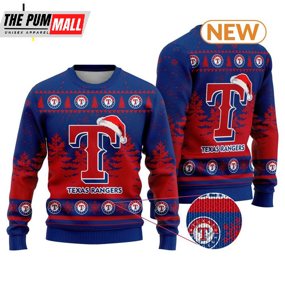 MLB Texas Rangers 2025 Ugly Christmas Sweater Shirt, Sweatshirt