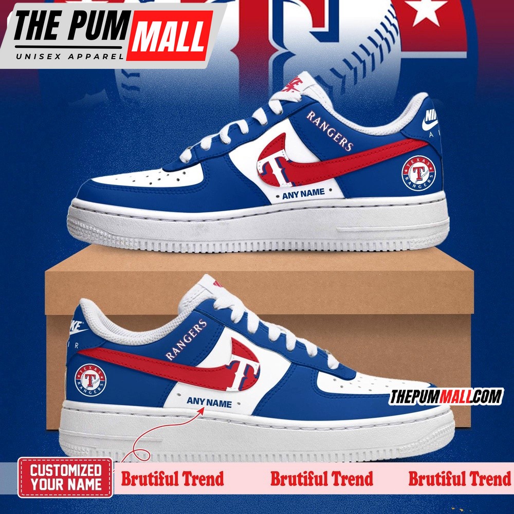 MLB Texas Rangers Adrian To The Hall Of Fame Air Force 1 Sneaker Shoes