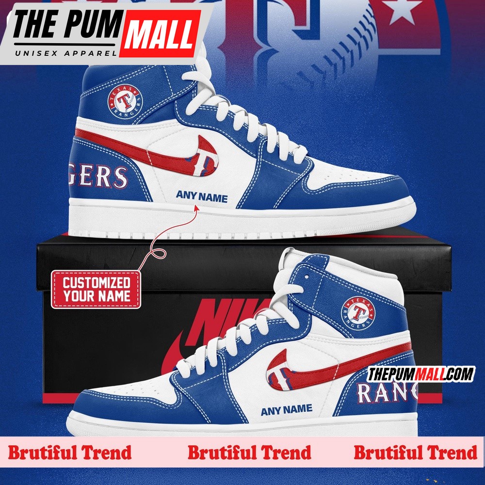MLB Texas Rangers Adrian To The Hall Of Fame Air Jd 1 Hightop Shoes
