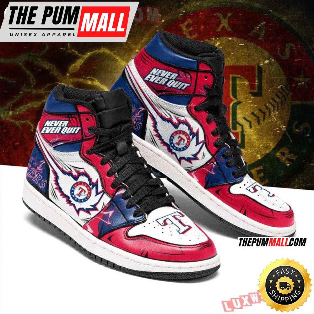 MLB Texas Rangers Air Jd 1 High Sneakers Timeless Jordan 1 Kicks