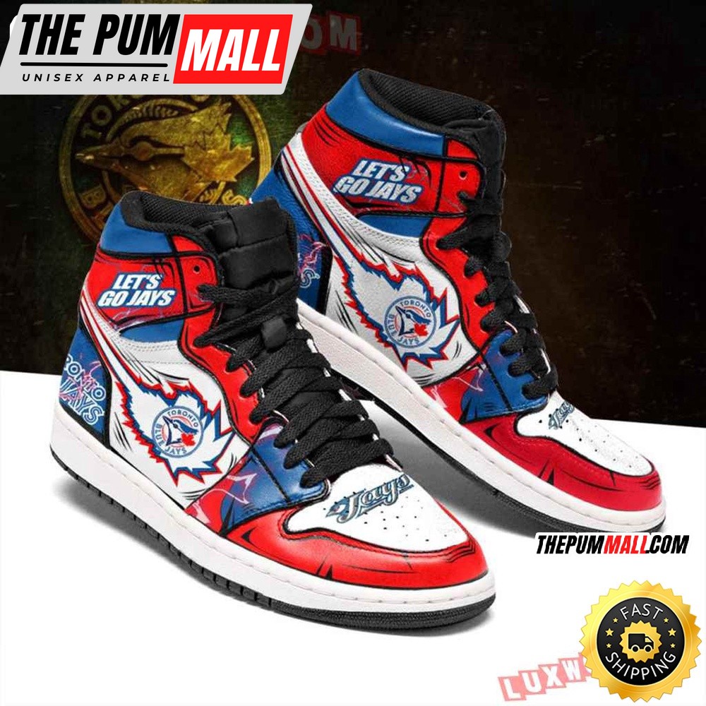 MLB Toronto Blue Jays Air Jd 1 High Sneakers Iconic Air Jd 1 Shoes