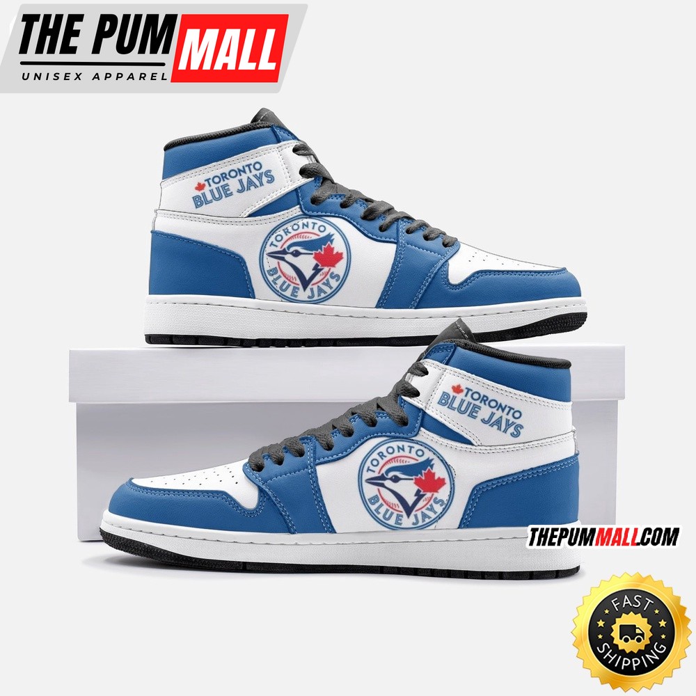 MLB Toronto Blue Jays Air Jd 1 High Sneakers Timeless Jordan 1 Kicks