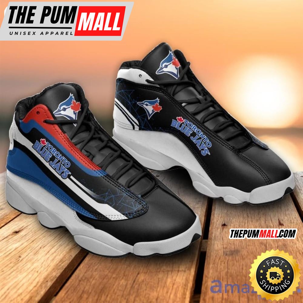 MLB Toronto Blue Jays Black Air Jd 13 Shoes