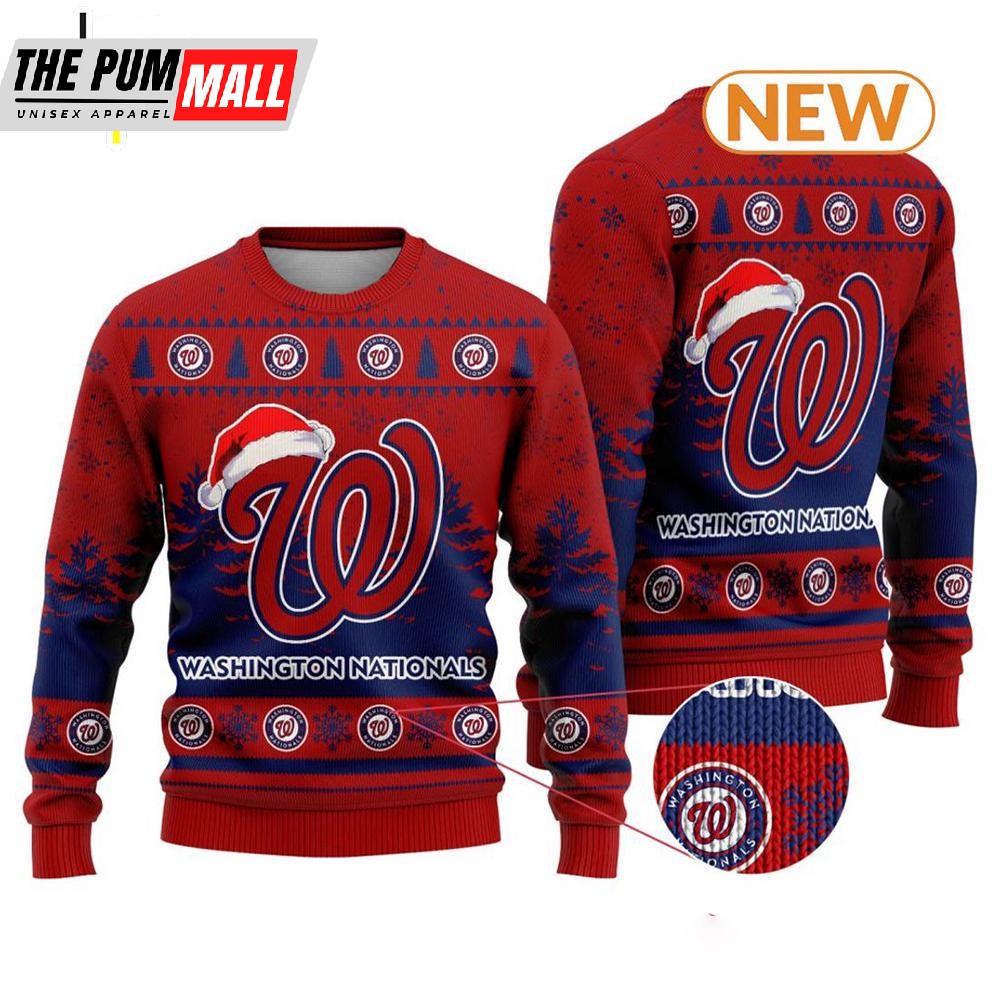MLB Washington Nationals 2025 Ugly Christmas Sweater Shirt, Sweatshirt