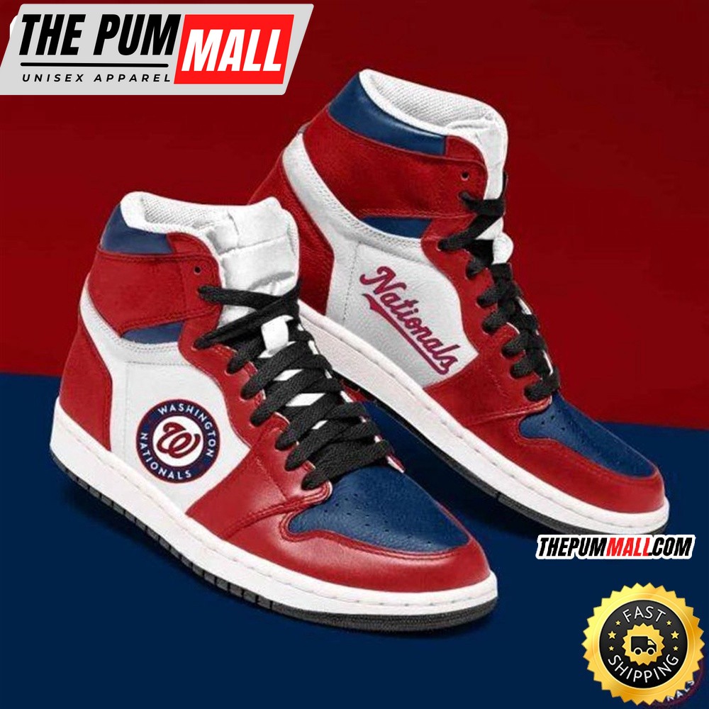 MLB Washington Nationals Air Jd 1 High Sneakers Timeless Jordan 1 Kicks