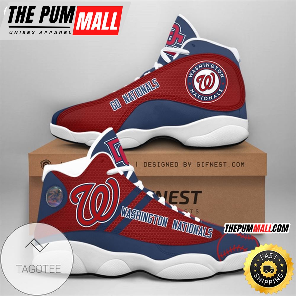 MLB Washington Nationals Air Jd 13 Shoes V2