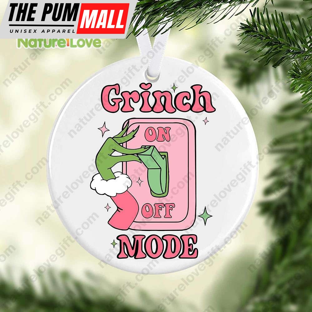 Mode On Pink Grinch Christmas Ornament In My Grich Era Xmas Decoration Limited Edition