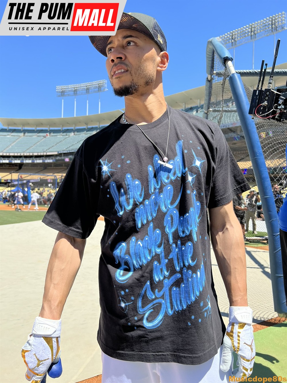 Mookie Betts With Message – We Need More Black People At The Stadium T-Shirt