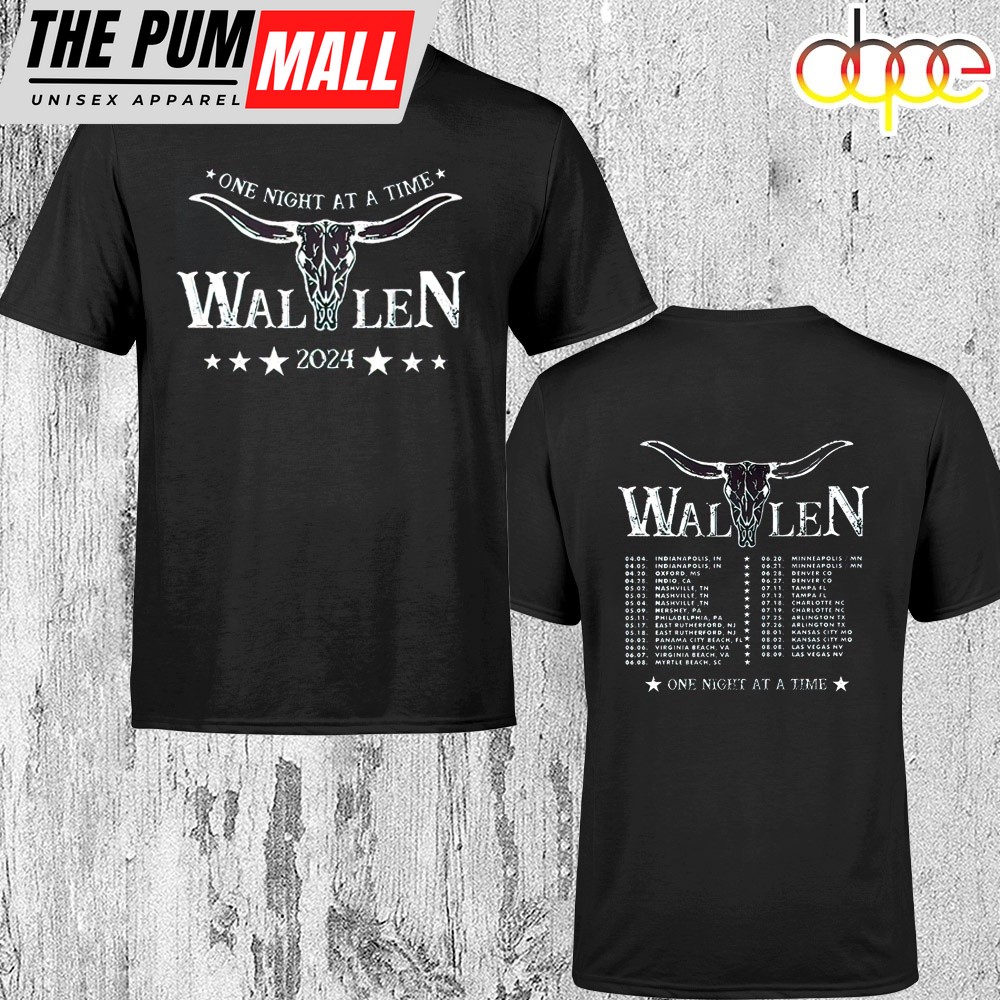 Morgan Wallen Tour 2025 One Night At A Time Tour Unisex T-Shirt