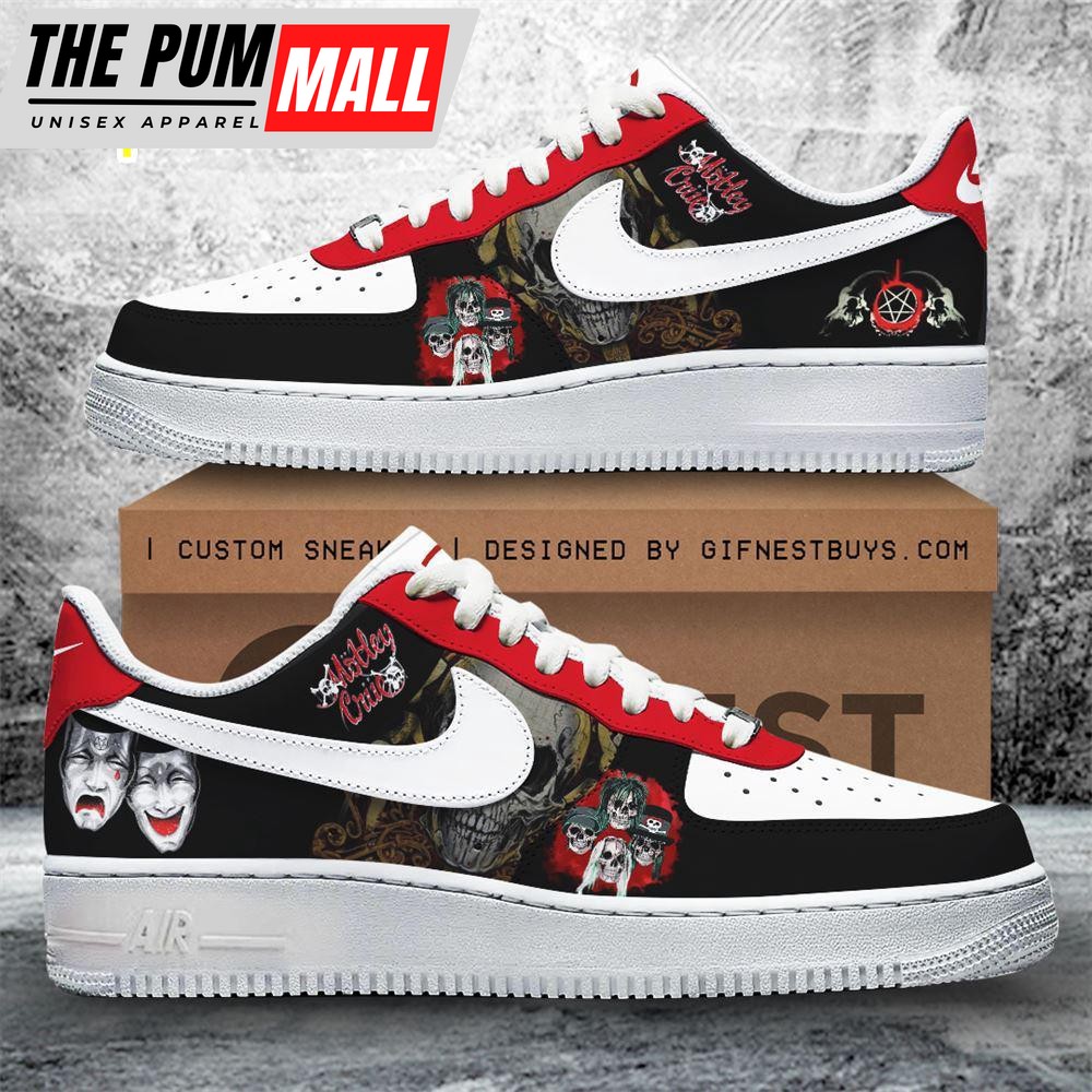 Mötley Crüe Air Force 1 Sneaker Gift For Christmas Gift For Christmas