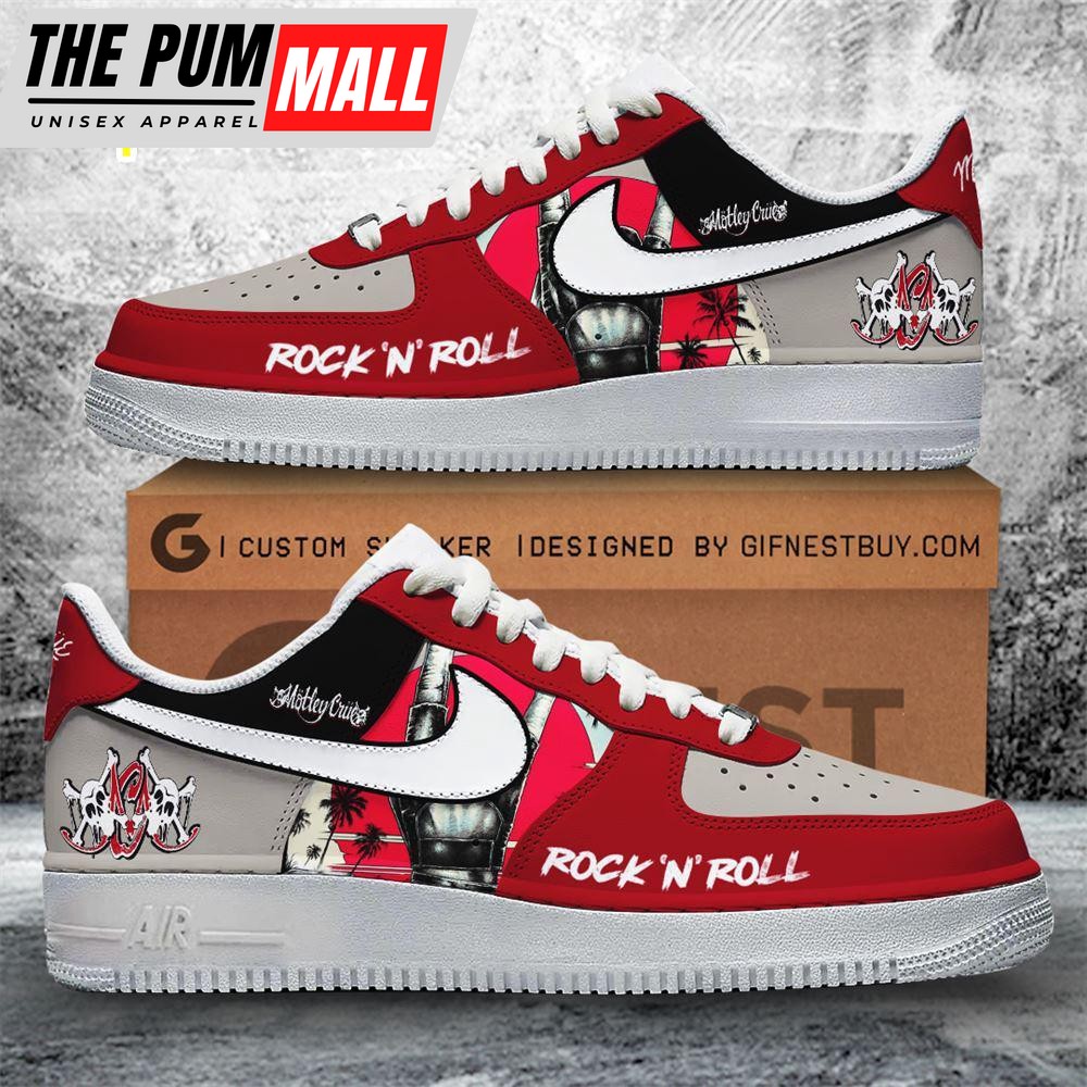 Mötley Crüe Band Music Air Force 1 Shoes Gift For Christmas