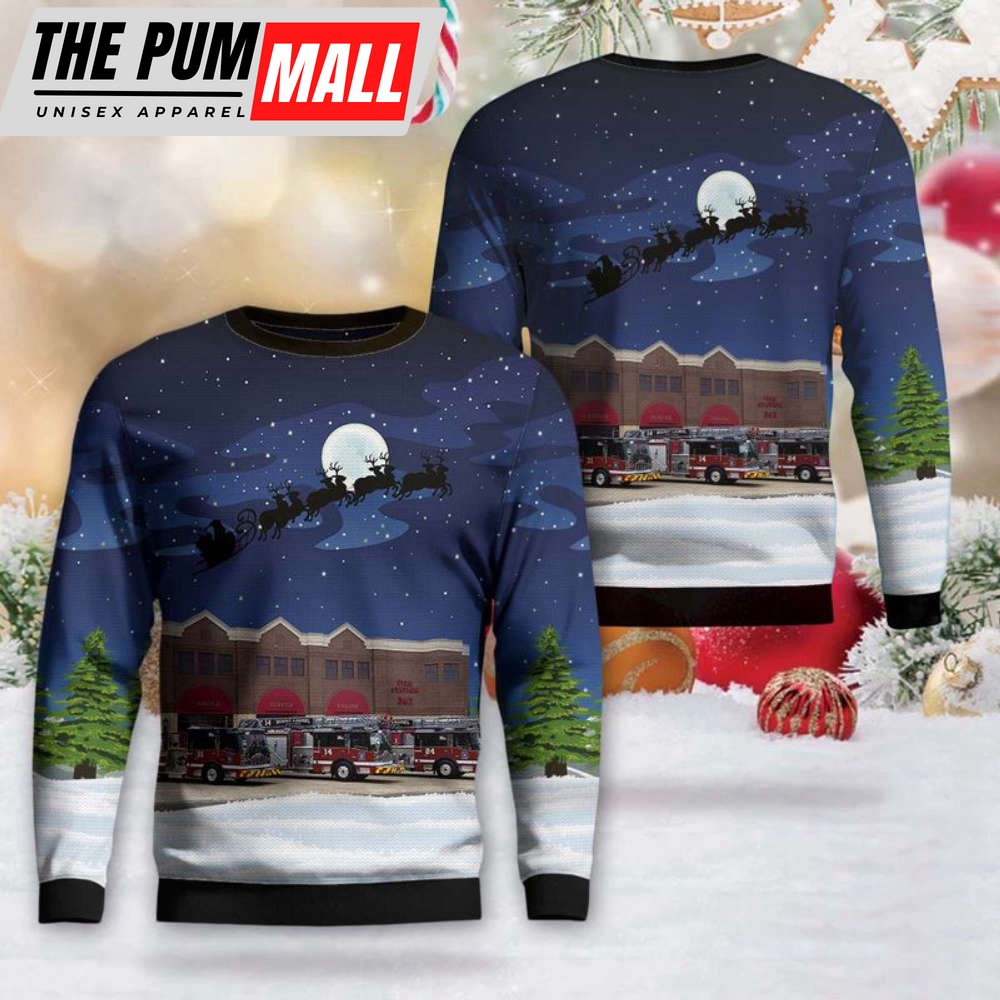 Mount Laurel Fire Department AOP Ugly Sweater – DLHH1011BG05