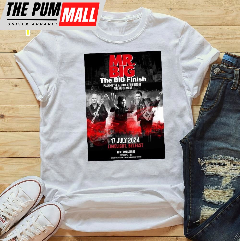 Mr Big Announces 2025 The Big Finish Tour Dates Unisex T-Shirt