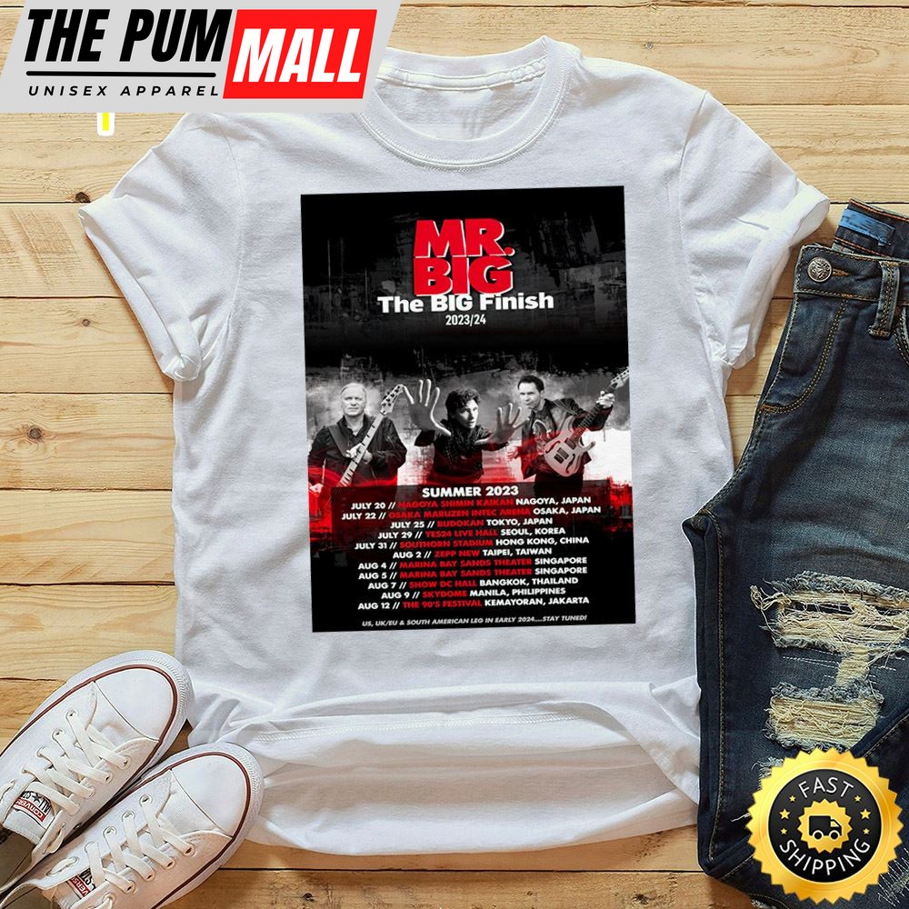 Mr. Big Concert 2025 Unisex Tshirt