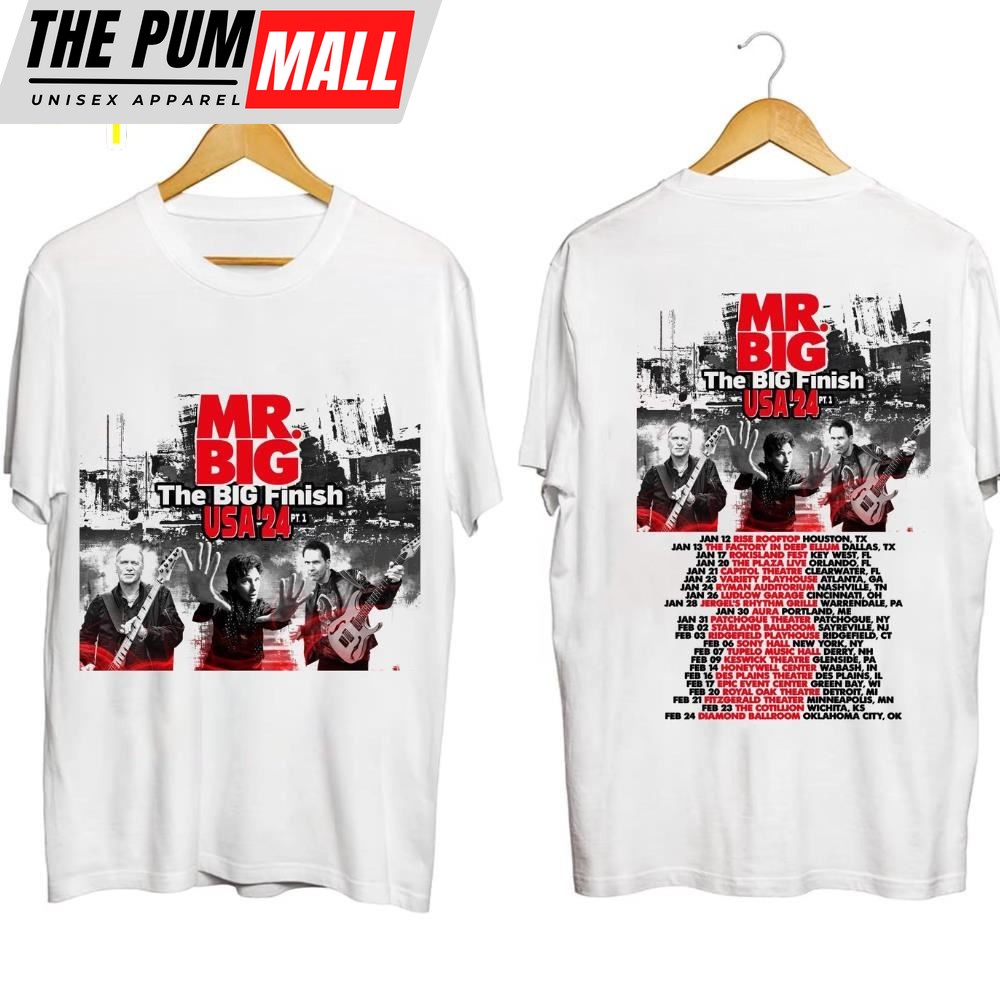 Mr Big The Big Finish Tour 2024 Shirt