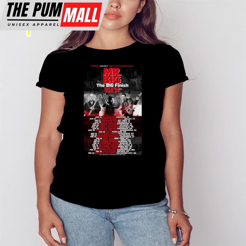 Mr. Big Tour 2025 Poster Shirt