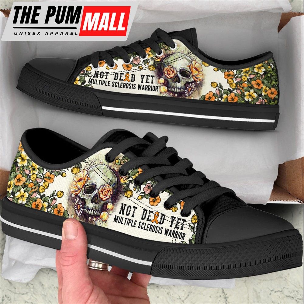 multiple-sclerosis-shoes-rose-flowers-skull-low-top-shoes-best-gift-for-men-an-wcevkmg3 Multiple Sclerosis Shoes Rose Flowers Skull Low Top Shoes – Best Gift For Men And Women