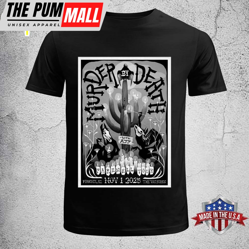 Murder By Death Show Nov 2025 The Van Buren Unisex T-Shirt