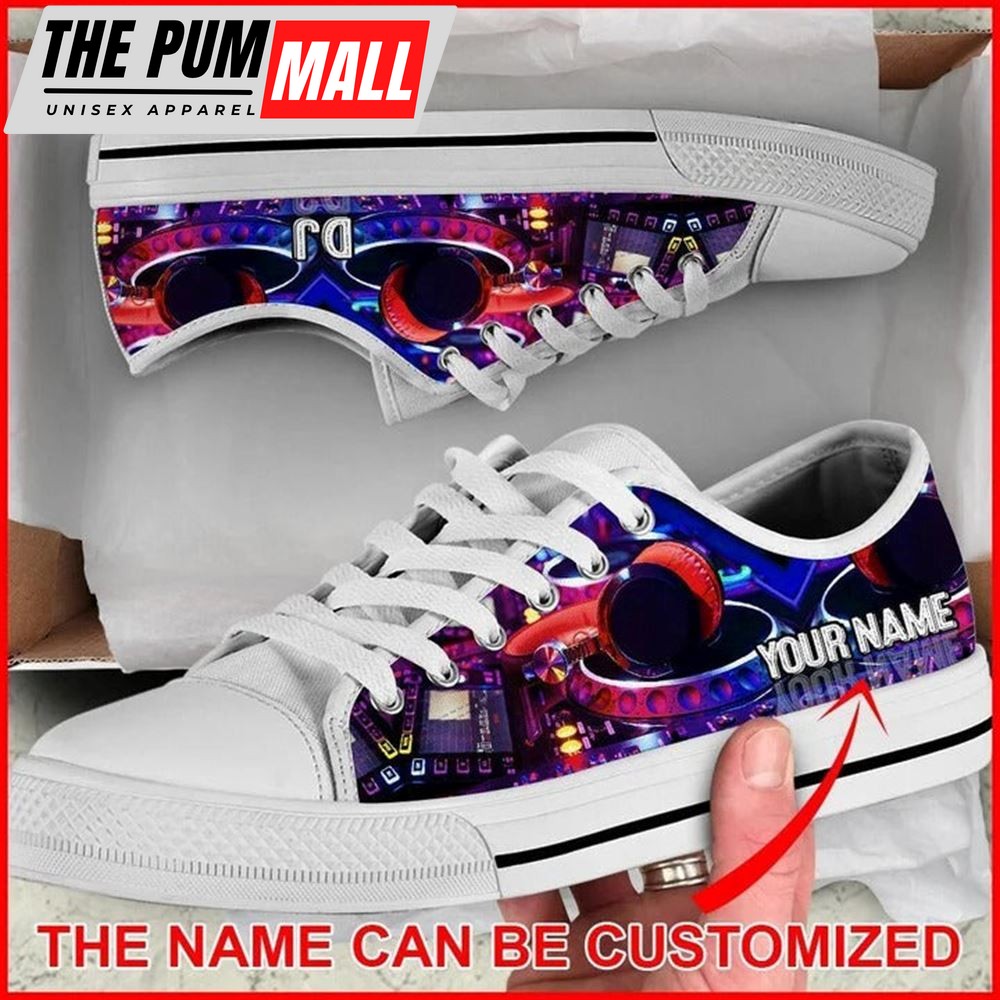 music-dj-light-personalized-canvas-low-top-shoes-low-top-shoes-mens-women-2h720whi Music DJ Light Personalized Canvas Low Top Shoes – Low Top Shoes Mens, Women