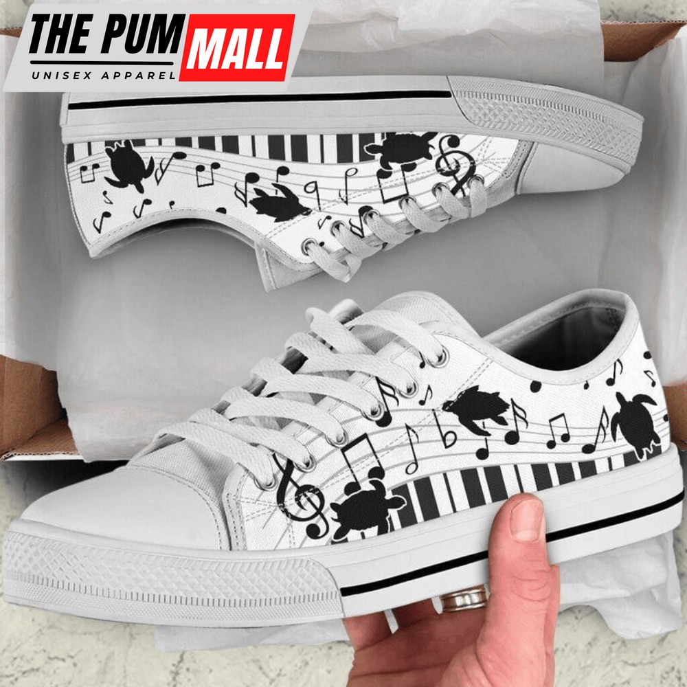 Music Turtles Low Top Shoes Sneaker TQ010056Sa – Trendy Footwear